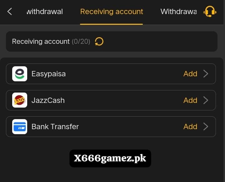 X666 Game Payment Methods
